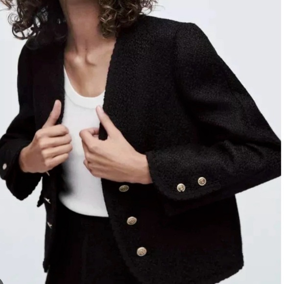 ZARA size XS woman Elegant Black Women's Blazer